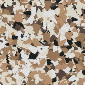 Bean decorative flake blend