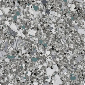 Turquoise decorative flake blend