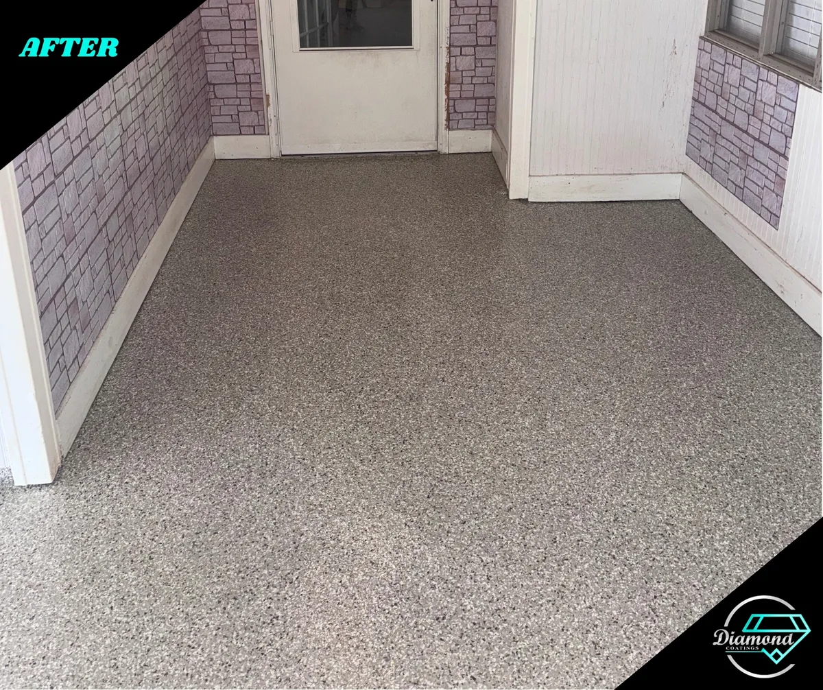 A brighter garage — after the Diamond Coatings project