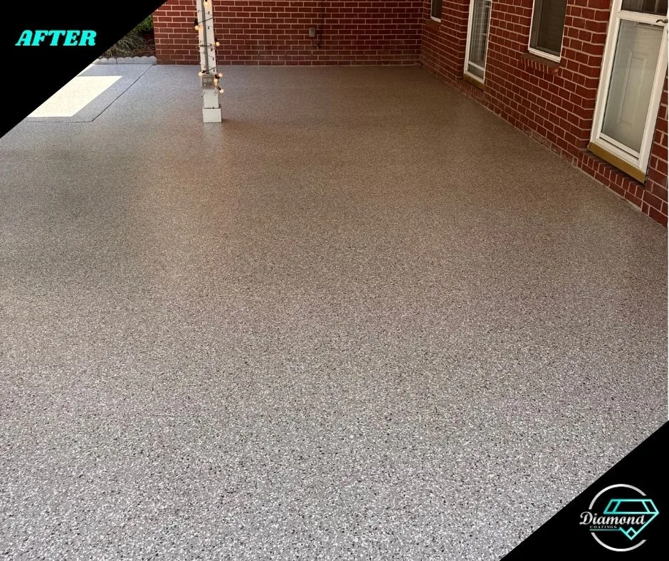 A patio made for gathering — after the Diamond Coatings project