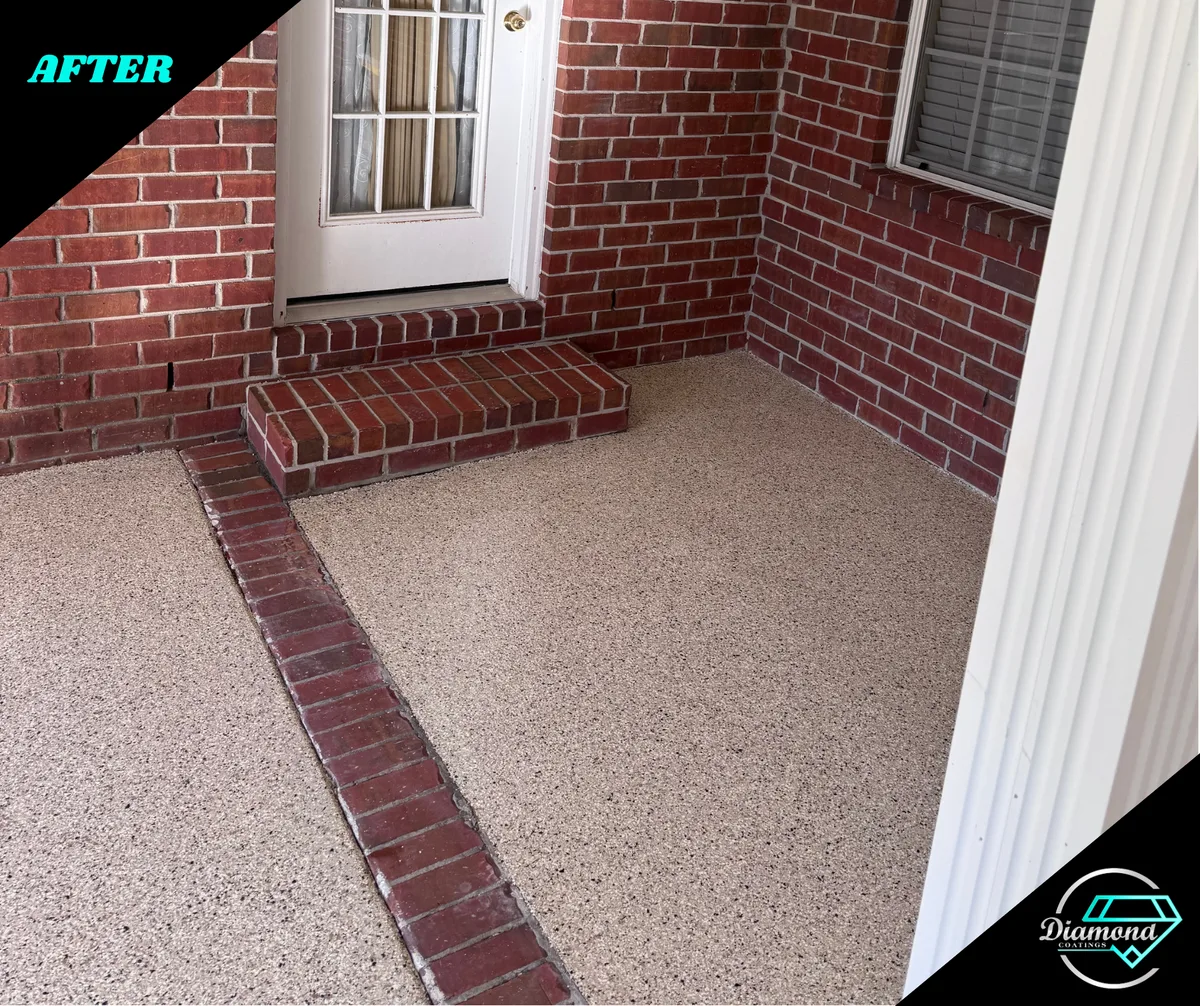 Texture for an outdoor space — after the Diamond Coatings project