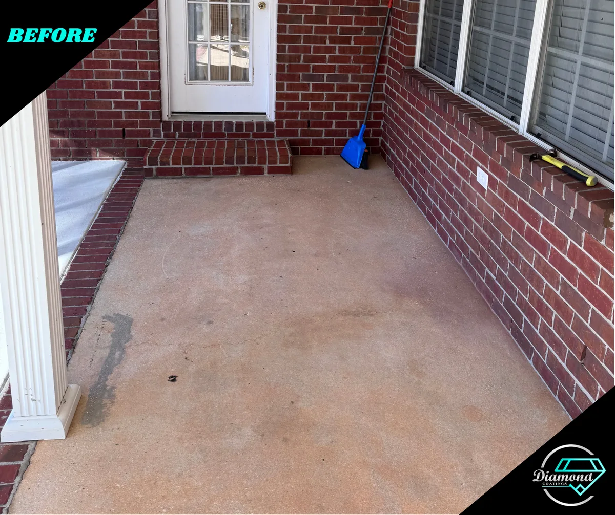 Texture for an outdoor space — before the Diamond Coatings project