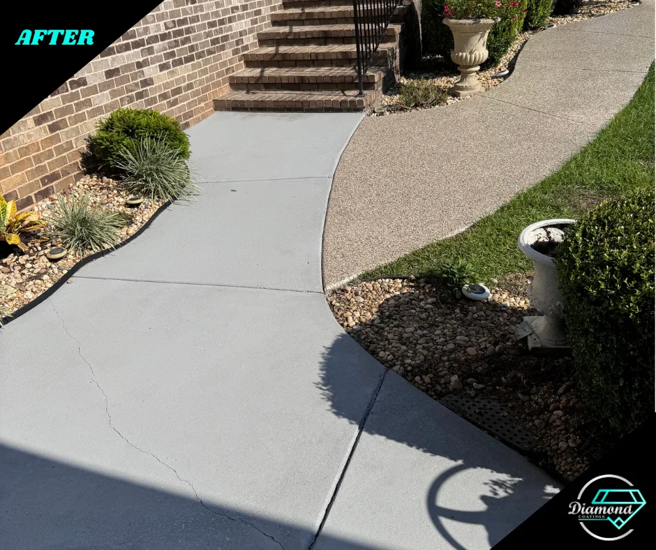 A poolside transformation — after the Diamond Coatings project